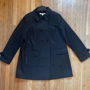 DKNY Women's Black Double Breasted Jacket ~ sz XL